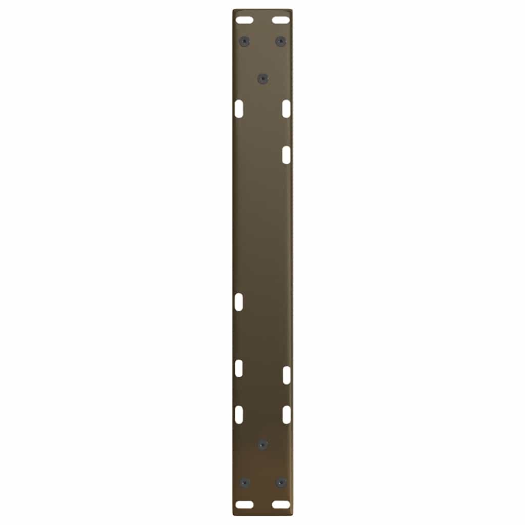 Gambe Tavolino da Caffè forma V 2 pz Naturale 50x(42-43,3) cm