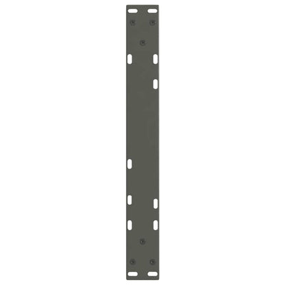 Gambe Tavolino da Caffè forma V 2 pz Antracite 60x(42-43,3) cm