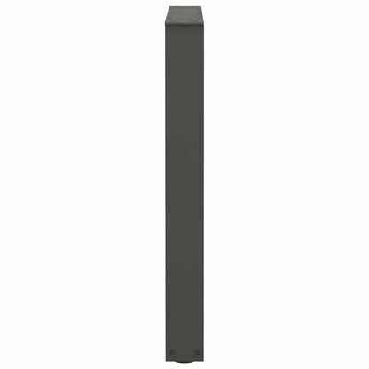Gambe tavolo da pranzo forma V 2 pz Antracite 60x(72-73,3) cm