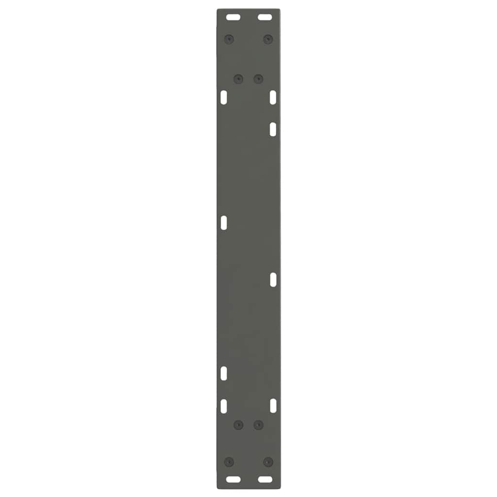 Gambe tavolo da pranzo forma V 2 pz Antracite 60x(72-73,3) cm