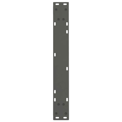 Gambe tavolo da pranzo forma V 2 pz Antracite 60x(72-73,3) cm