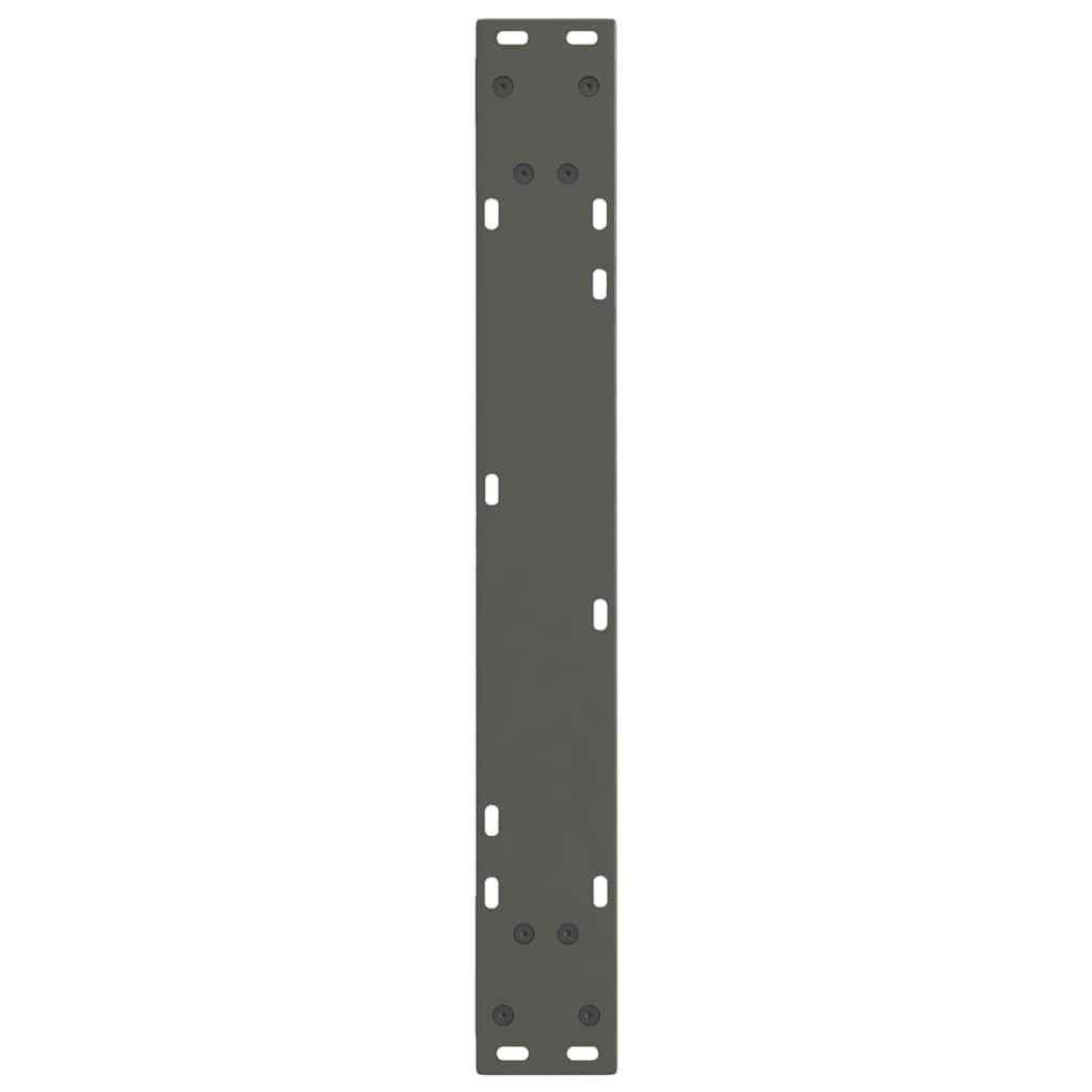 Gambe tavolo da pranzo forma V 2 pz Antracite 70x(72-73,3) cm