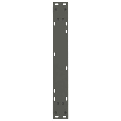 Gambe tavolo da pranzo forma V 2 pz Antracite 70x(72-73,3) cm
