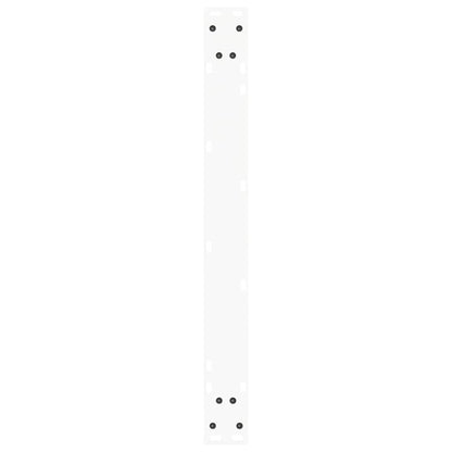 Gambe per tavolo da pranzo forma V 2 pz bianche 80x(72-73,3) cm