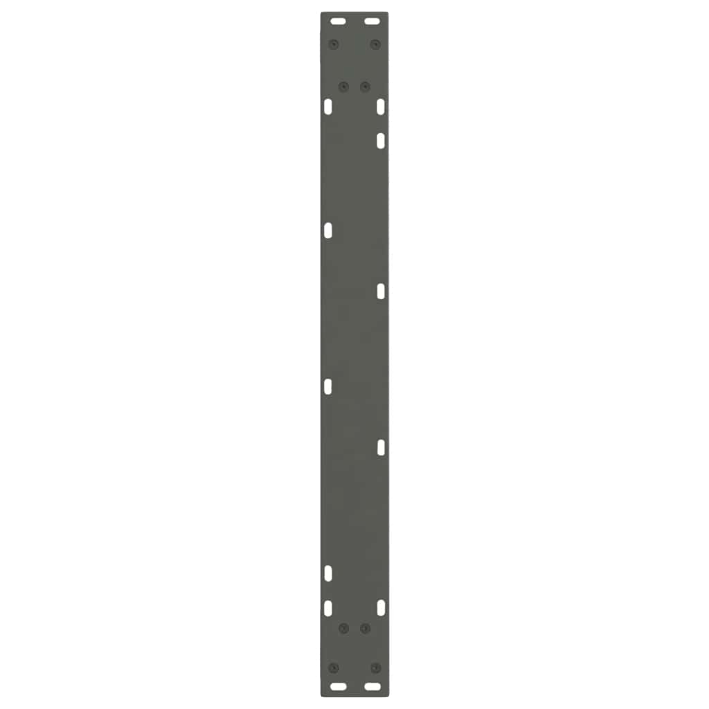 Gambe tavolo da pranzo forma V 2 pz Antracite 80x(72-73,3) cm