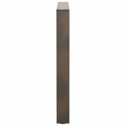 Gambe per tavolo da pranzo forma V 2 pz naturale 80x(72-73,3)cm