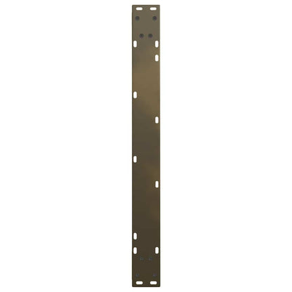 Gambe per tavolo da pranzo forma V 2 pz naturale 80x(72-73,3)cm
