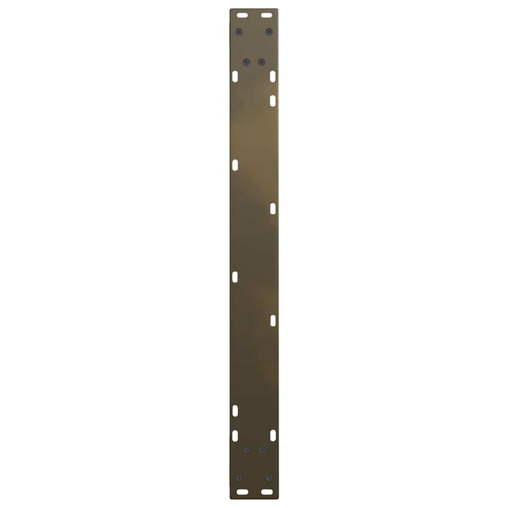 Gambe per tavolo da pranzo forma V 2 pz naturale 90x(72-73,3)cm