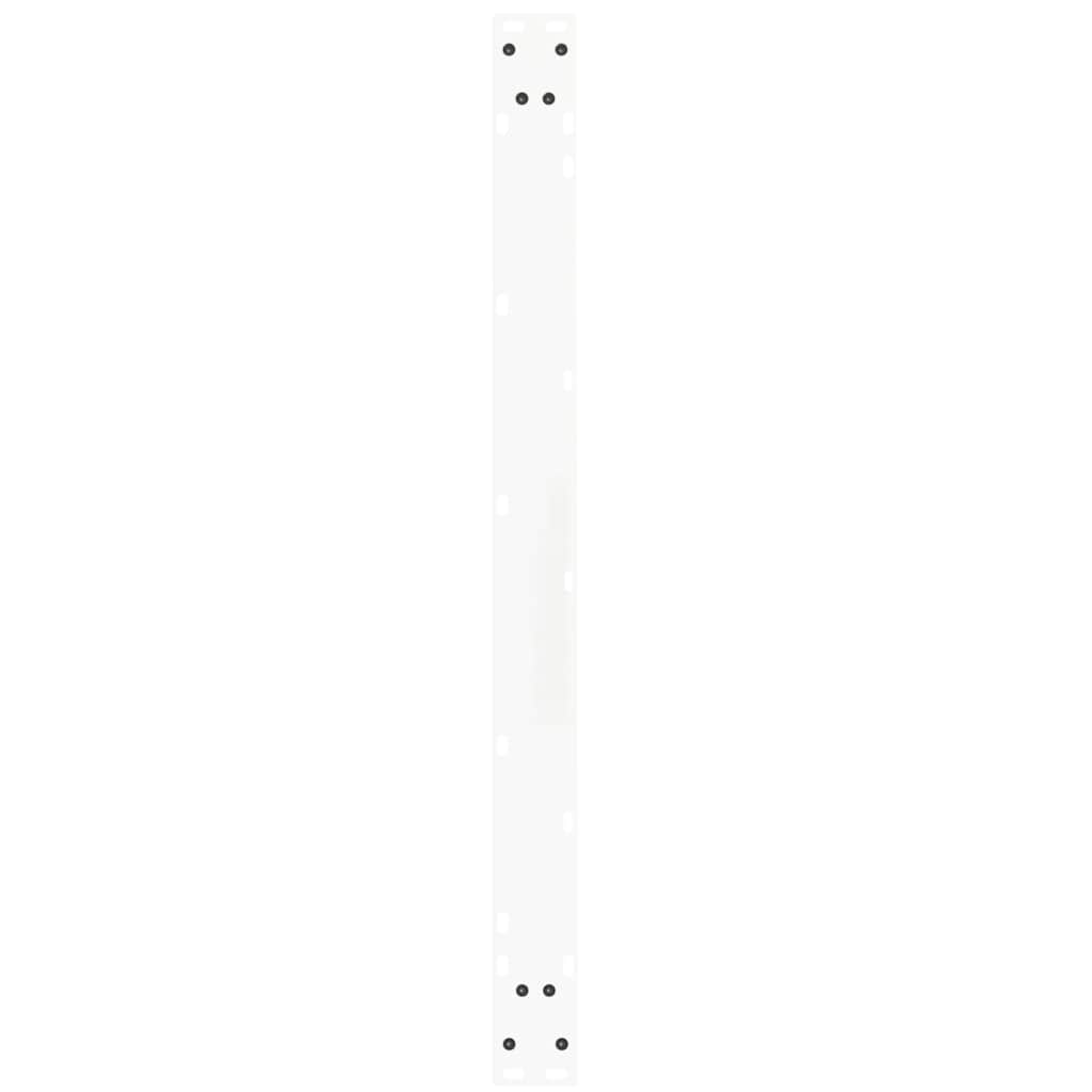 Gambe per tavolo da pranzo forma V 2 pz bianche 100x(72-73,3)cm