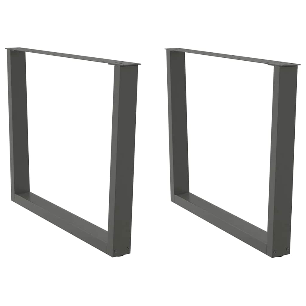 Gambe tavolo da pranzo forma V 2 pz 100x(72-73,3)