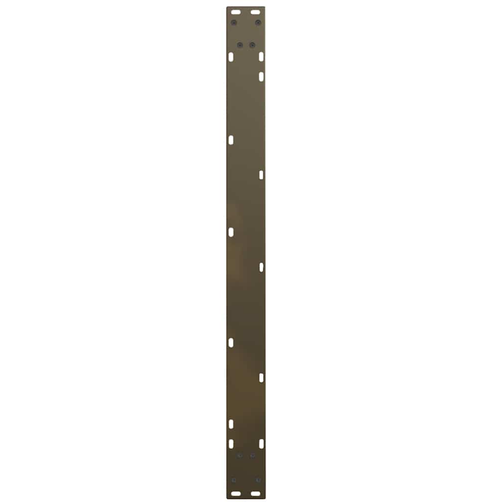 Gambe tavolo da pranzo forma V 2 pz naturale 100x(72-73,3) cm