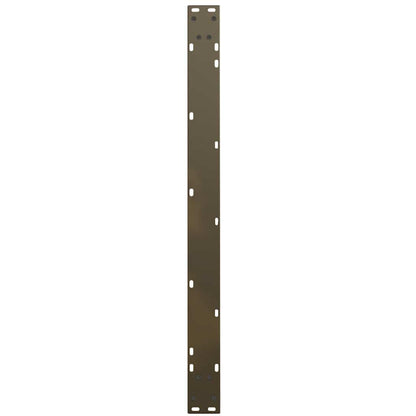 Gambe tavolo da pranzo forma V 2 pz naturale 100x(72-73,3) cm