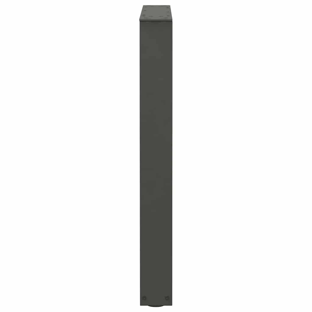 Gambe tavolo da pranzo forma V 3 pz Antracite 70x(72-73,3) cm