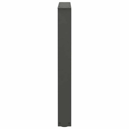 Gambe tavolo da pranzo forma V 3 pz Antracite 70x(72-73,3) cm