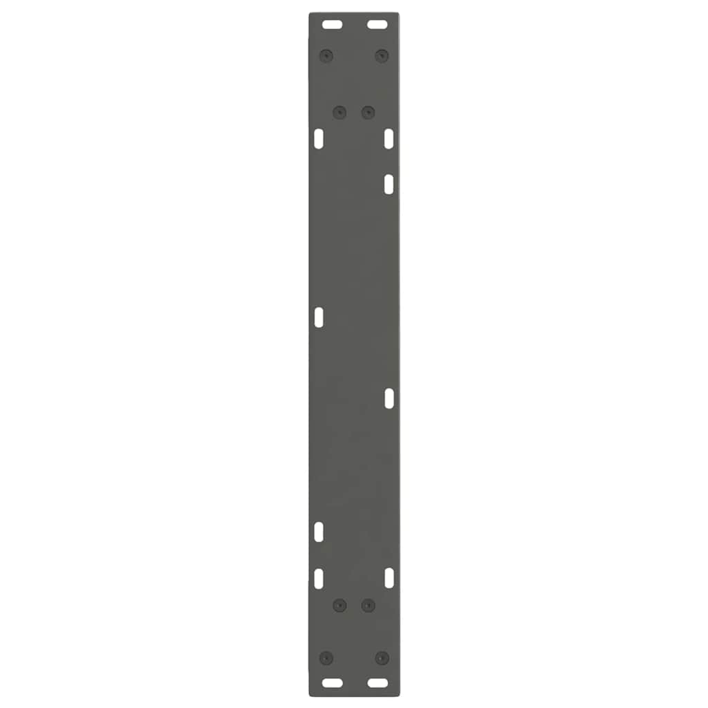 Gambe tavolo da pranzo forma V 3 pz Antracite 70x(72-73,3) cm
