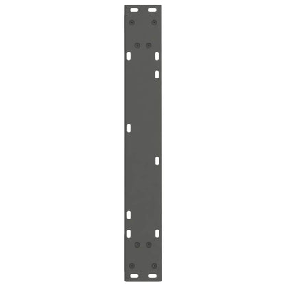 Gambe tavolo da pranzo forma V 3 pz Antracite 70x(72-73,3) cm