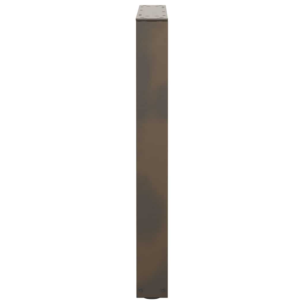 Gambe per tavolo da pranzo forma V 3 pz naturale 70x(72-73,3)cm