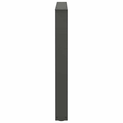 Gambe tavolo da pranzo forma V 3 pz Antracite 80x(72-73,3) cm