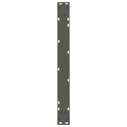 Gambe tavolo da pranzo forma V 3 pz Antracite 80x(72-73,3) cm
