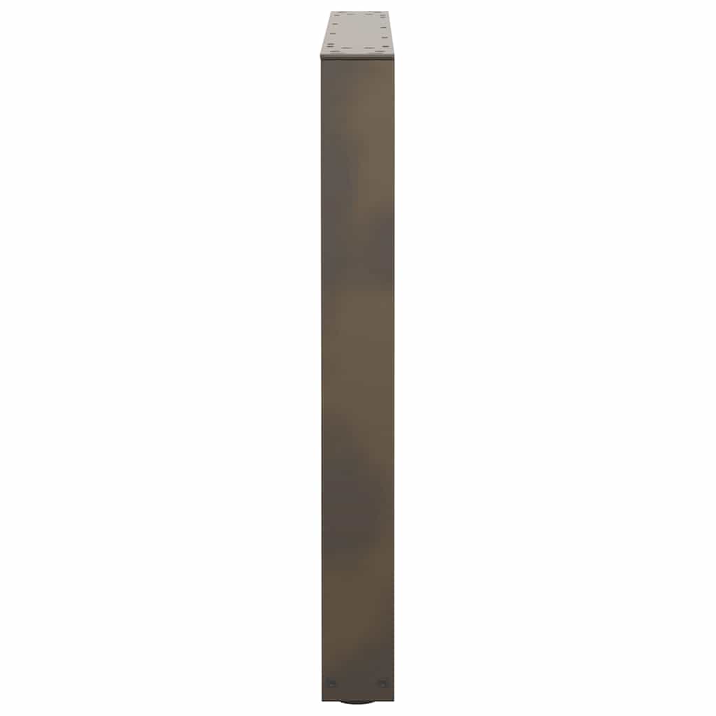 Gambe per tavolo da pranzo forma V 3 pz naturale 80x(72-73,3)cm