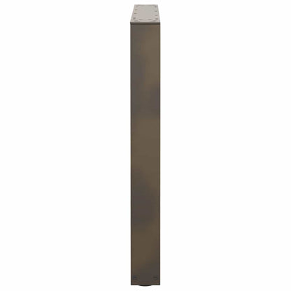 Gambe per tavolo da pranzo forma V 3 pz naturale 80x(72-73,3)cm