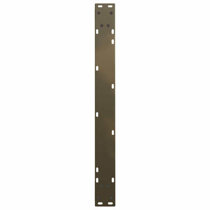 Gambe per tavolo da pranzo forma V 3 pz naturale 80x(72-73,3)cm