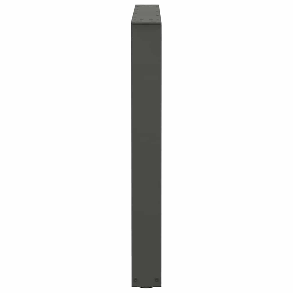 Gambe per tavolo da pranzo a forma di V 3 pz Antracite 90x(72-73,3) cm Acciaio | homemem39