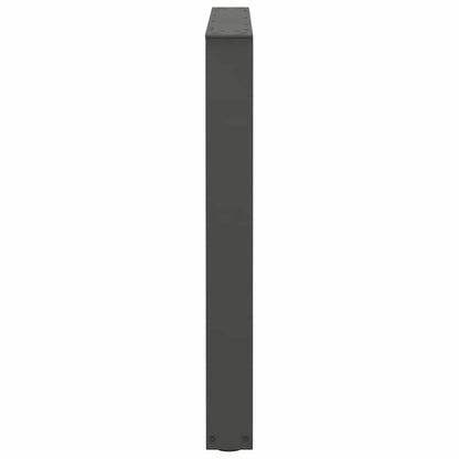 Gambe tavolo da pranzo forma V 3 pz Antracite 90x(72-73,3) cm