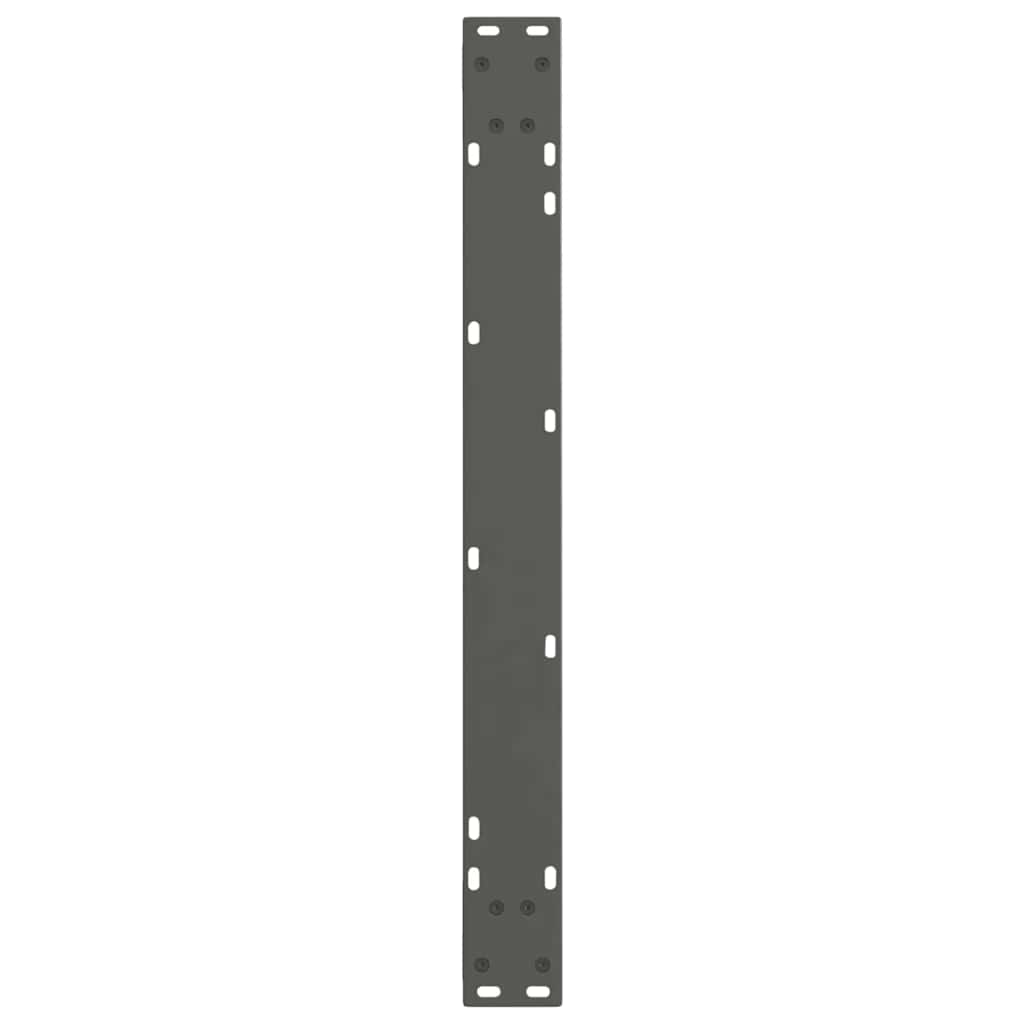 Gambe tavolo da pranzo forma V 3 pz Antracite 90x(72-73,3) cm