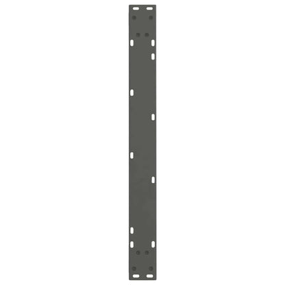 Gambe tavolo da pranzo forma V 3 pz Antracite 90x(72-73,3) cm