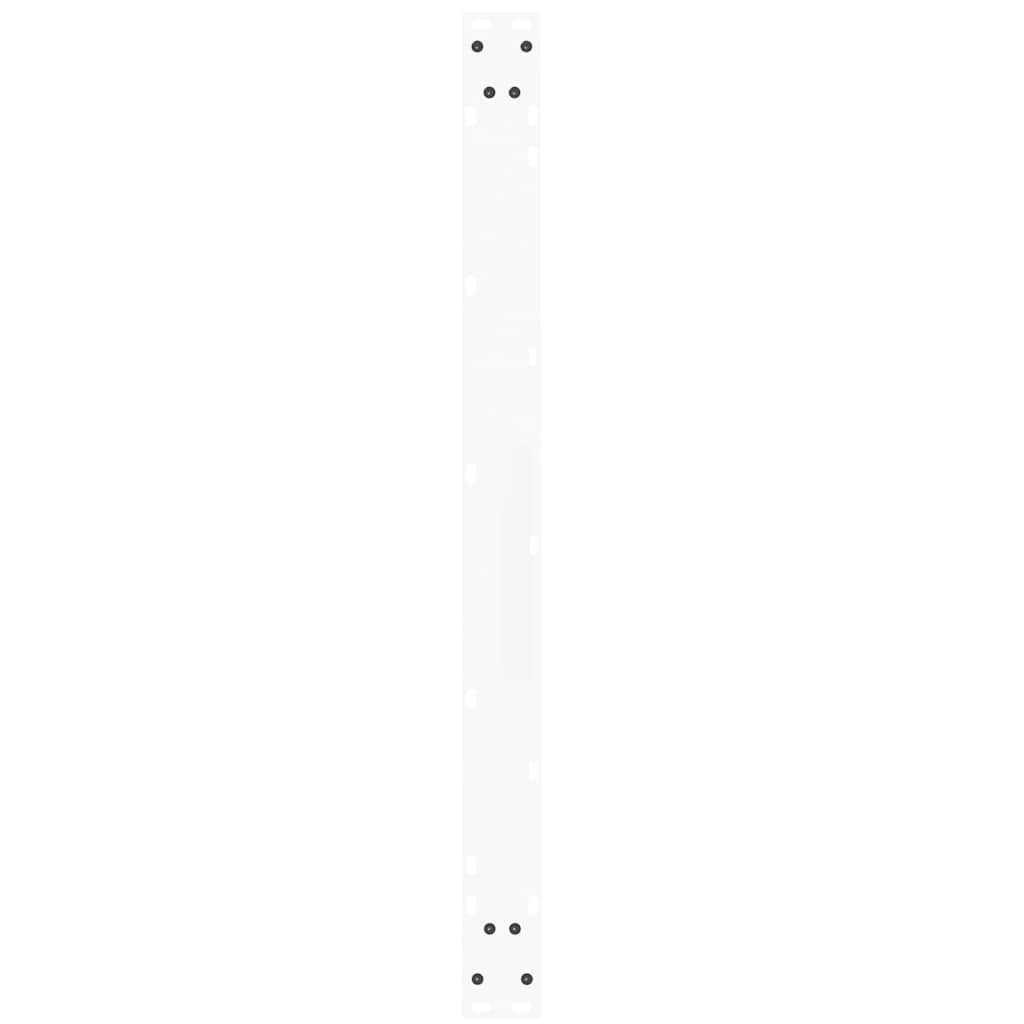 Gambe per tavolo da pranzo a forma di V 3 pz bianche 100x(72-73,3) cm in acciaio | homemem39