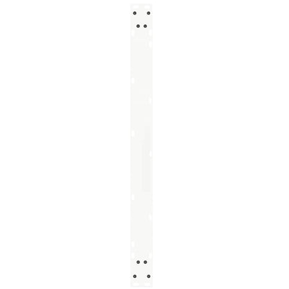 Gambe per tavolo da pranzo forma V 3 pz bianche 100x(72-73,3)cm