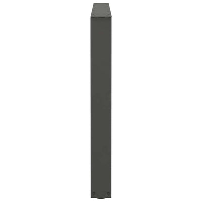 Gambe tavolo da pranzo forma V 3 pz Antracite 100x(72-73,3) cm