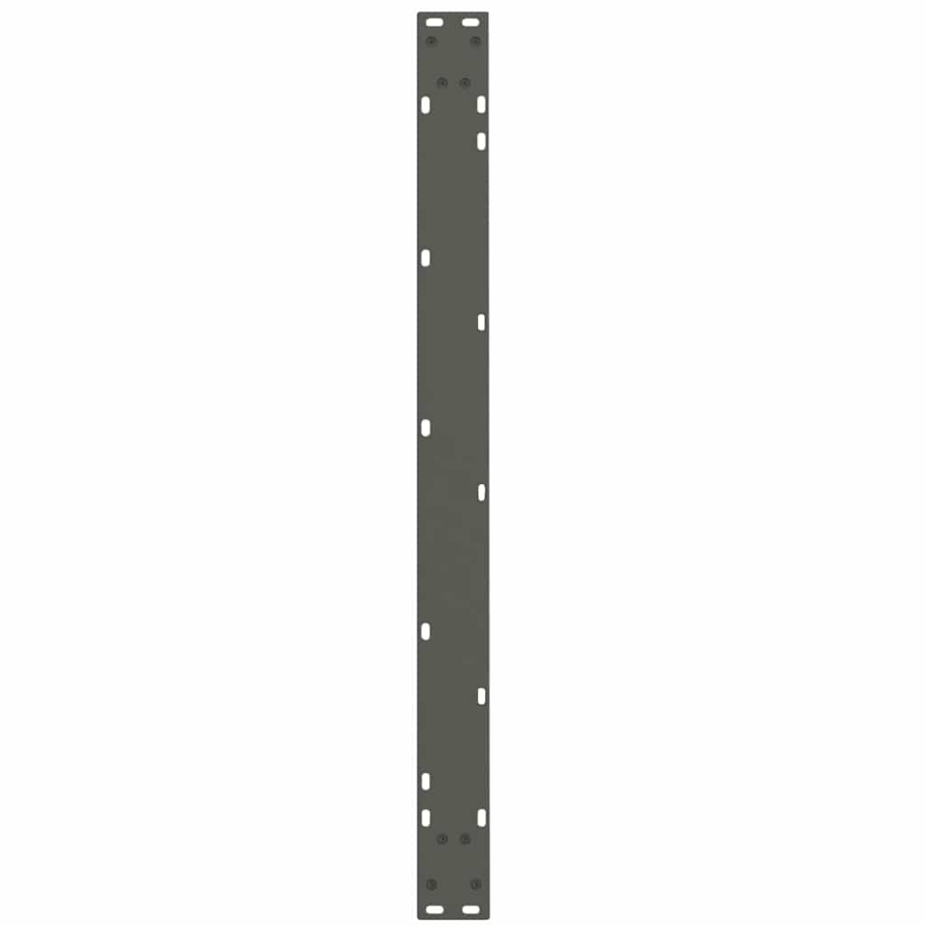 Gambe tavolo da pranzo forma V 3 pz Antracite 100x(72-73,3) cm