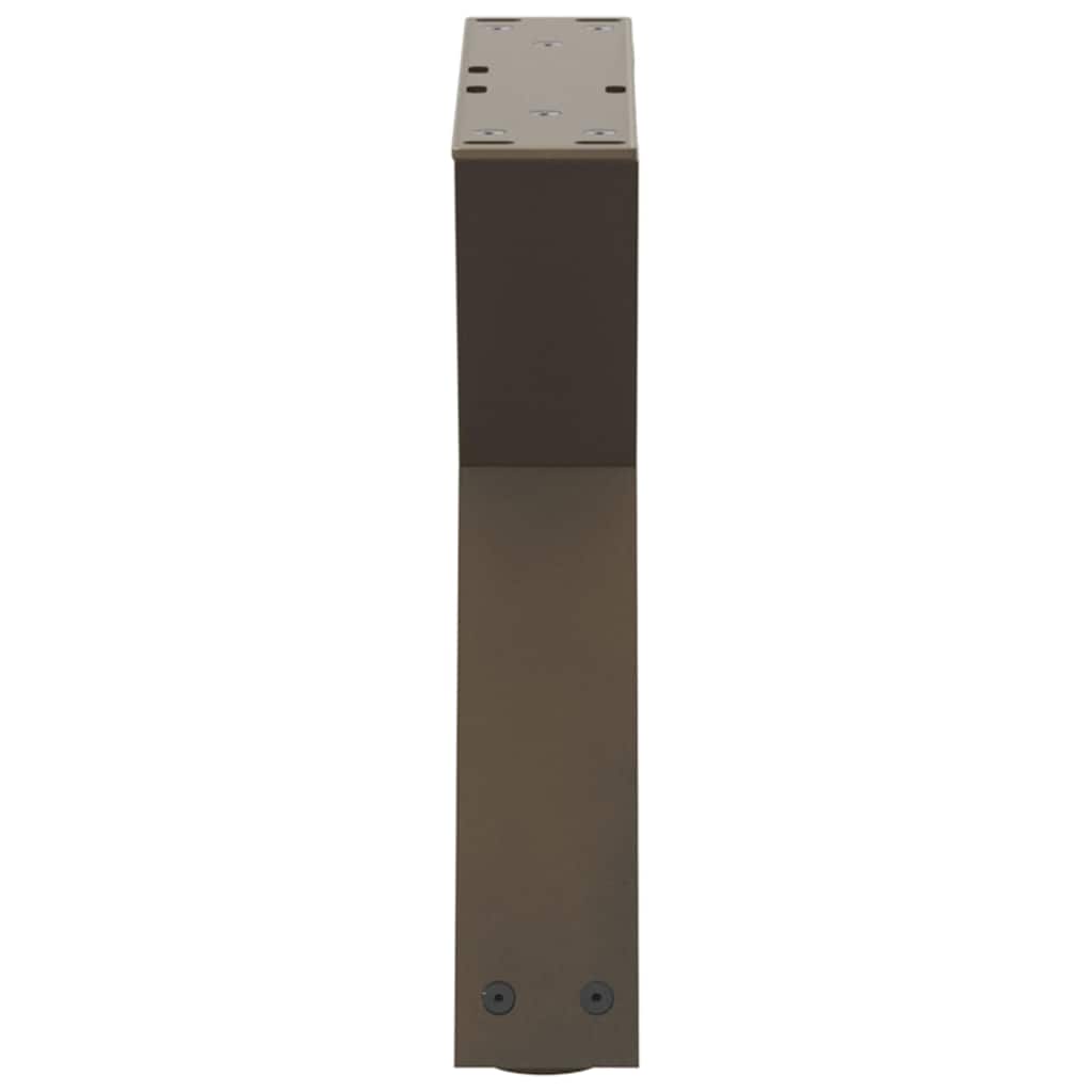Gambe per Tavolino da Caffè 2 pz Naturale 30x(30-31,3) cm