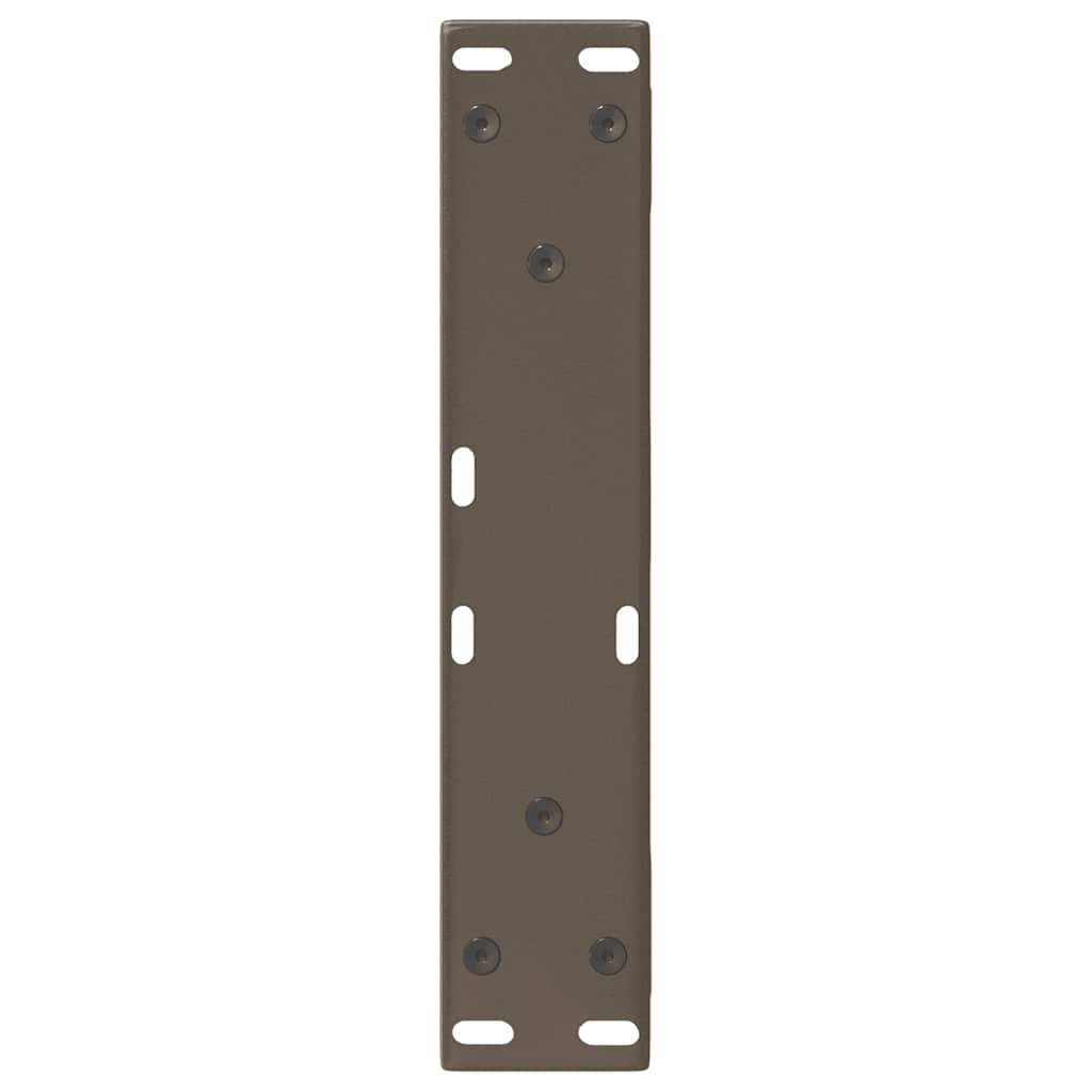 Gambe per Tavolino da Caffè 2 pz Naturale 40x(30-31,3) cm