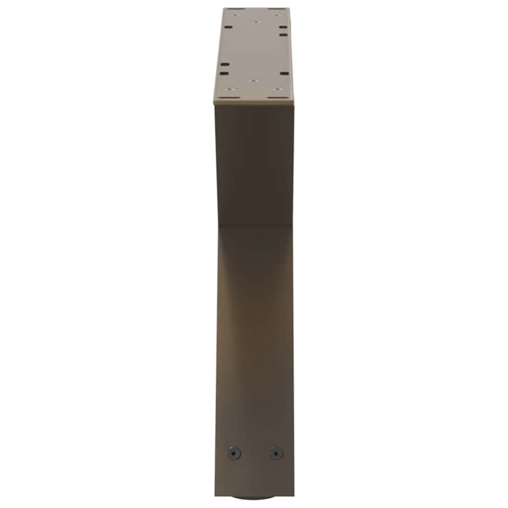 Gambe per Tavolino da Caffè 2 pz Naturale 50x(30-31,3) cm