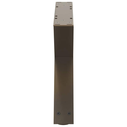 Gambe per Tavolino da Caffè 2 pz Naturale 60x(30-31,3) cm