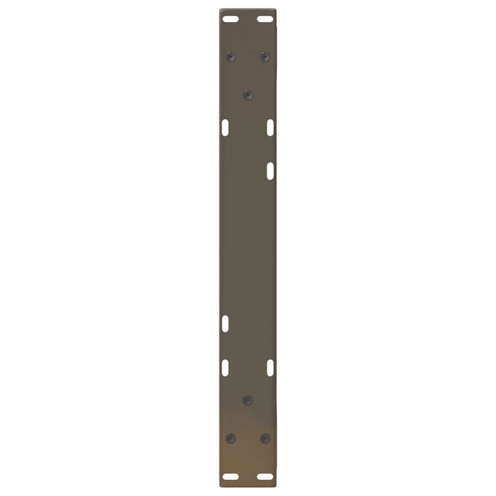 Gambe per Tavolino da Caffè 2 pz Naturale 60x(30-31,3) cm