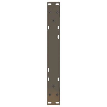 Gambe per Tavolino da Caffè 2 pz Naturale 60x(30-31,3) cm