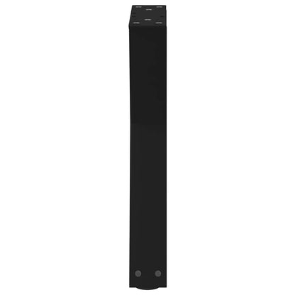 Gambe per Tavolino da Caffè 2 pz Nere 38x(42-43,3) cm Acciaio