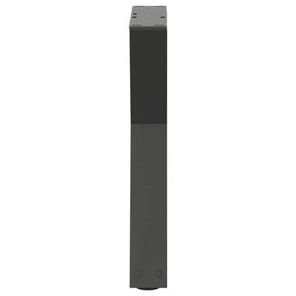 Gambe per tavolino 2 pz Antracite 38x(42-43,3) cm Acciaio