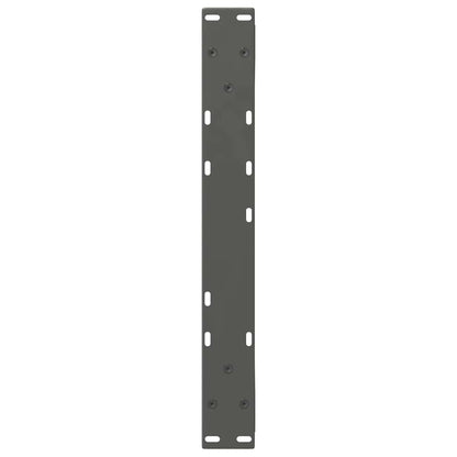 Gambe per tavolino 2 pz Antracite 50x(42-43,3) cm Acciaio