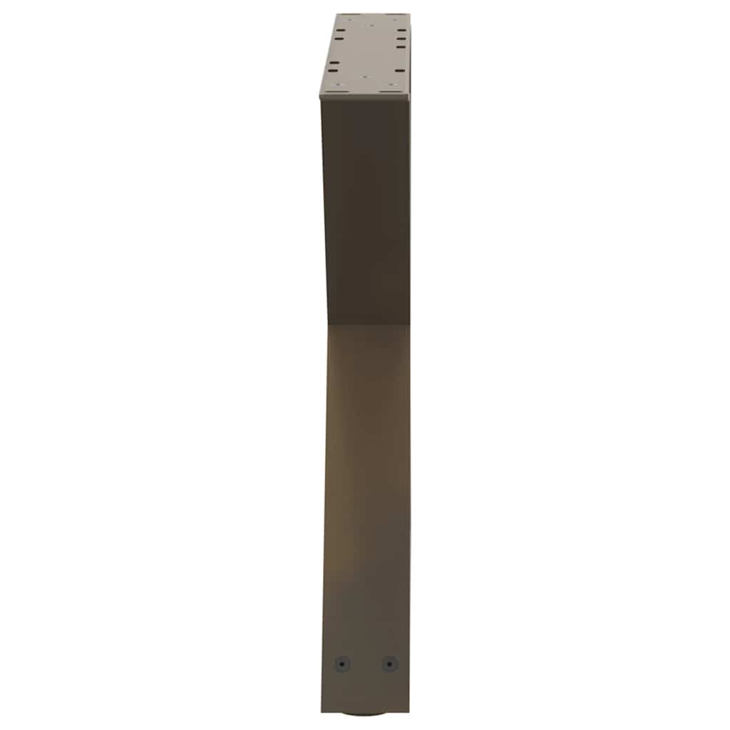 Gambe per Tavolino da Caffè 2 pz Naturale 60x(42-43,3) cm