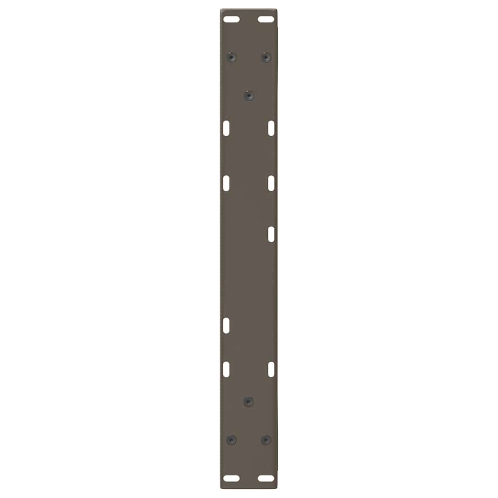 Gambe per Tavolino da Caffè 2 pz Naturale 60x(42-43,3) cm