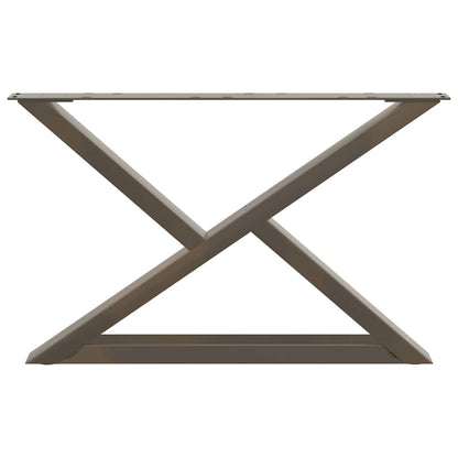 Gambe per Tavolino da Caffè 2 pz Naturale 70x(42-43,3) cm