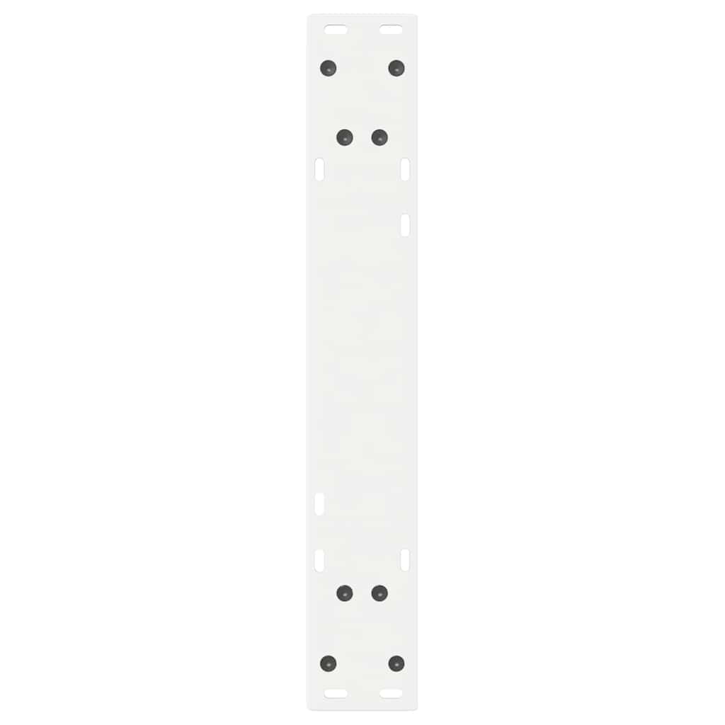 Gambe per tavolo da pranzo 2 pz bianche 50x(72-73,3) cm