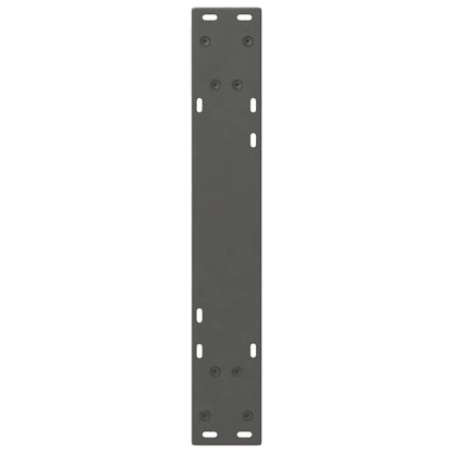 Gambe per tavolo da pranzo 2 pz Antracite 50x(72-73,3) cm