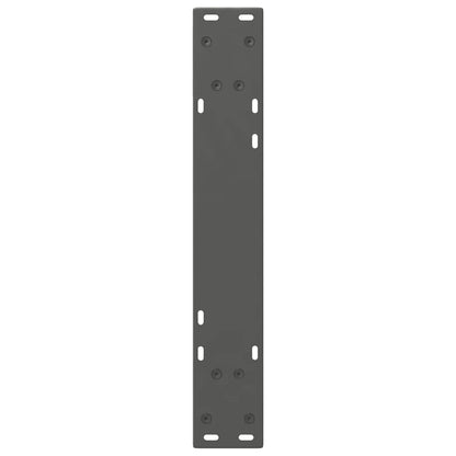 Gambe per tavolo da pranzo 2 pz Antracite 60x(72-73,3) cm