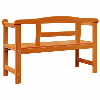 Panchina da esterno Marrone 119 x 44 x 76 cm Pino massello